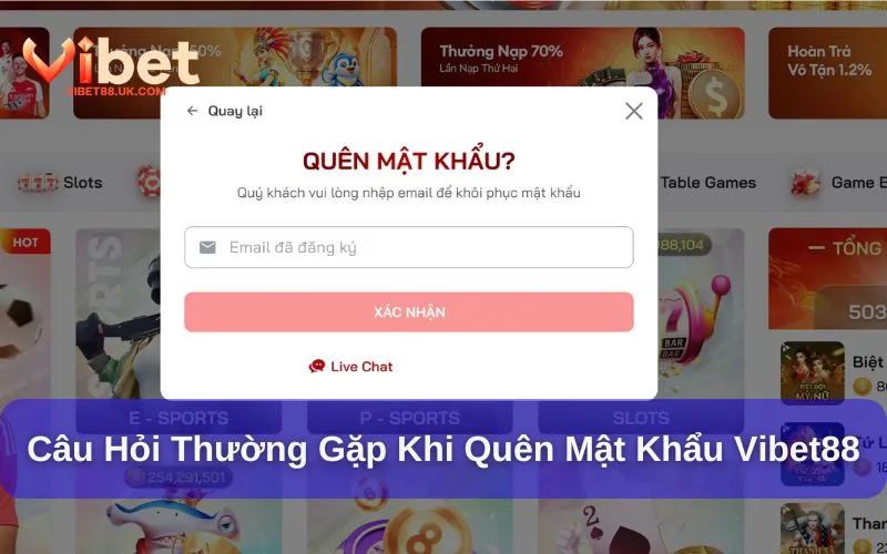 Câu hỏi thường gặp về mật khẩu tại Vibet88 Câu hỏi thường gặp về mật khẩu tại Vibet88