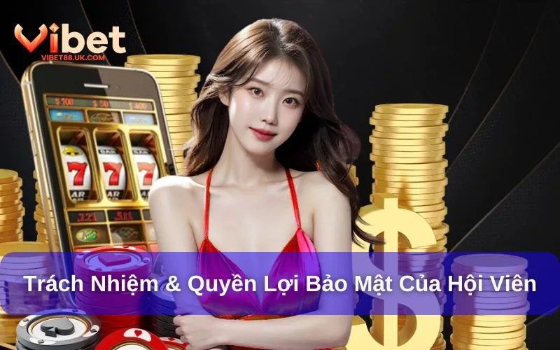 Chính Sách Bảo Mật - Vibet88 Cam Kết Bảo Mật Tuyệt Đối 4 Trách nhiệm và quyền lợi bảo mật của hội viên