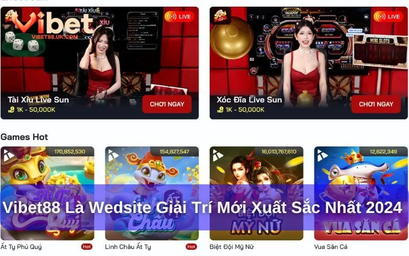 Vibet88 được vinh danh là nhà cái mới nổi bật 2024 Vibet88 được vinh danh là nhà cái mới nổi bật 2024