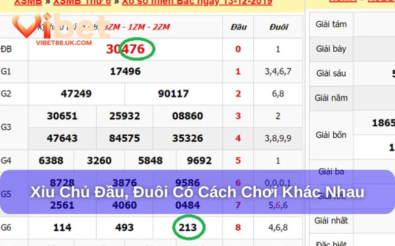 Xỉu Chủ Là Gì? Khám Phá Thuật Ngữ Cược Tại Vibet88 4 Xỉu chủ đầu, đuôi sẽ có cách thức chơi khác nhau